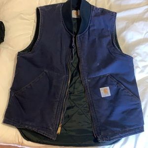 Vintage blue carhartt vest